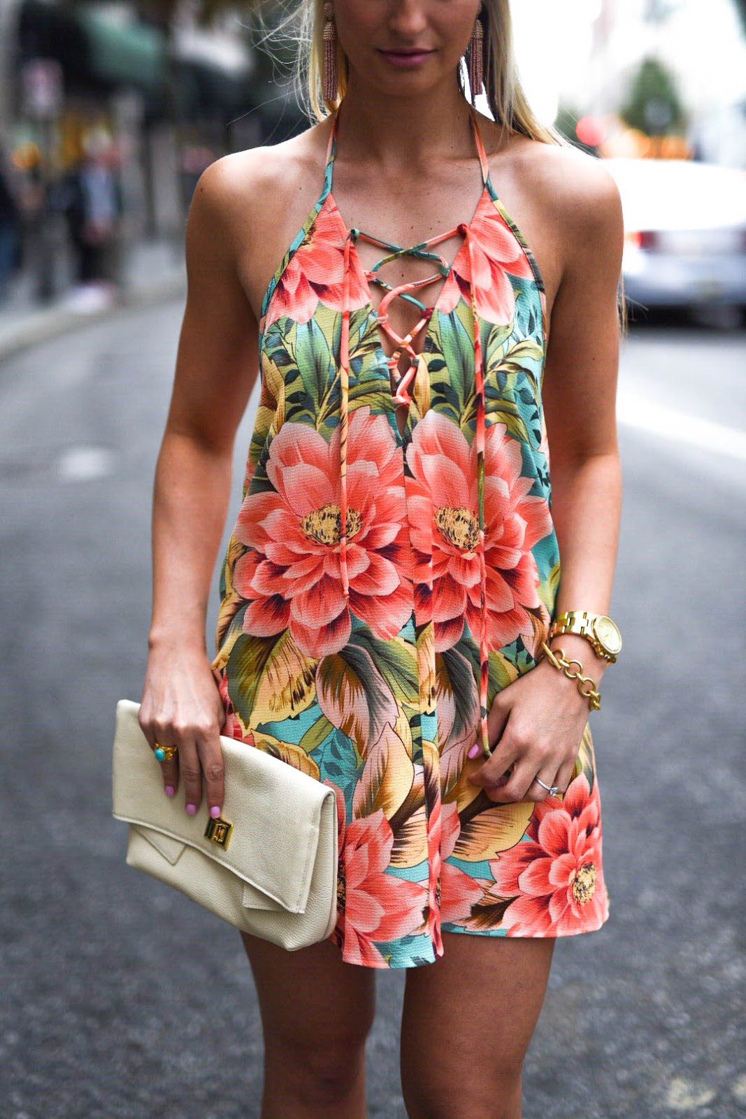 The Cheeky Been: Floral Dress in Charleston