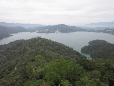 Lago Sun Moon, en Taiwan, desde la pagoda Ci'en