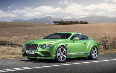Continental GT 2016 Bentley Continental GT Speed green