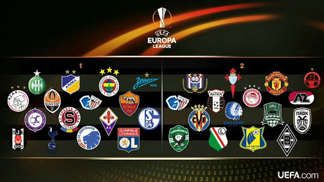 Sorteio dos 16 avos-de-final da Europa League - Potes, Horário e Data