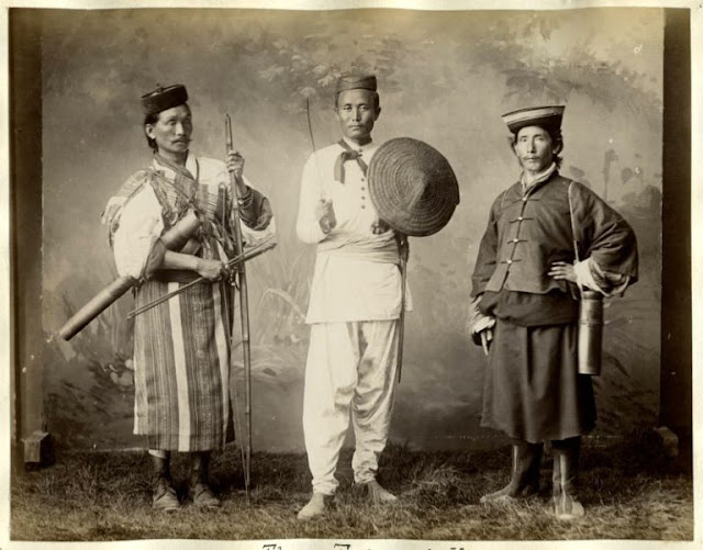 The three Himalayan Hillmen – Lepcha, Nepali and Bhutia, 1880s