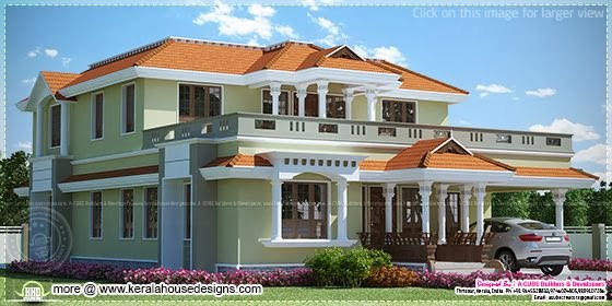 2933 sq-ft house elevation