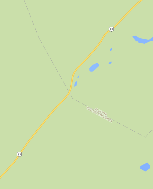 The view from here: Continental Divide on the British Columbia/Alberta ...