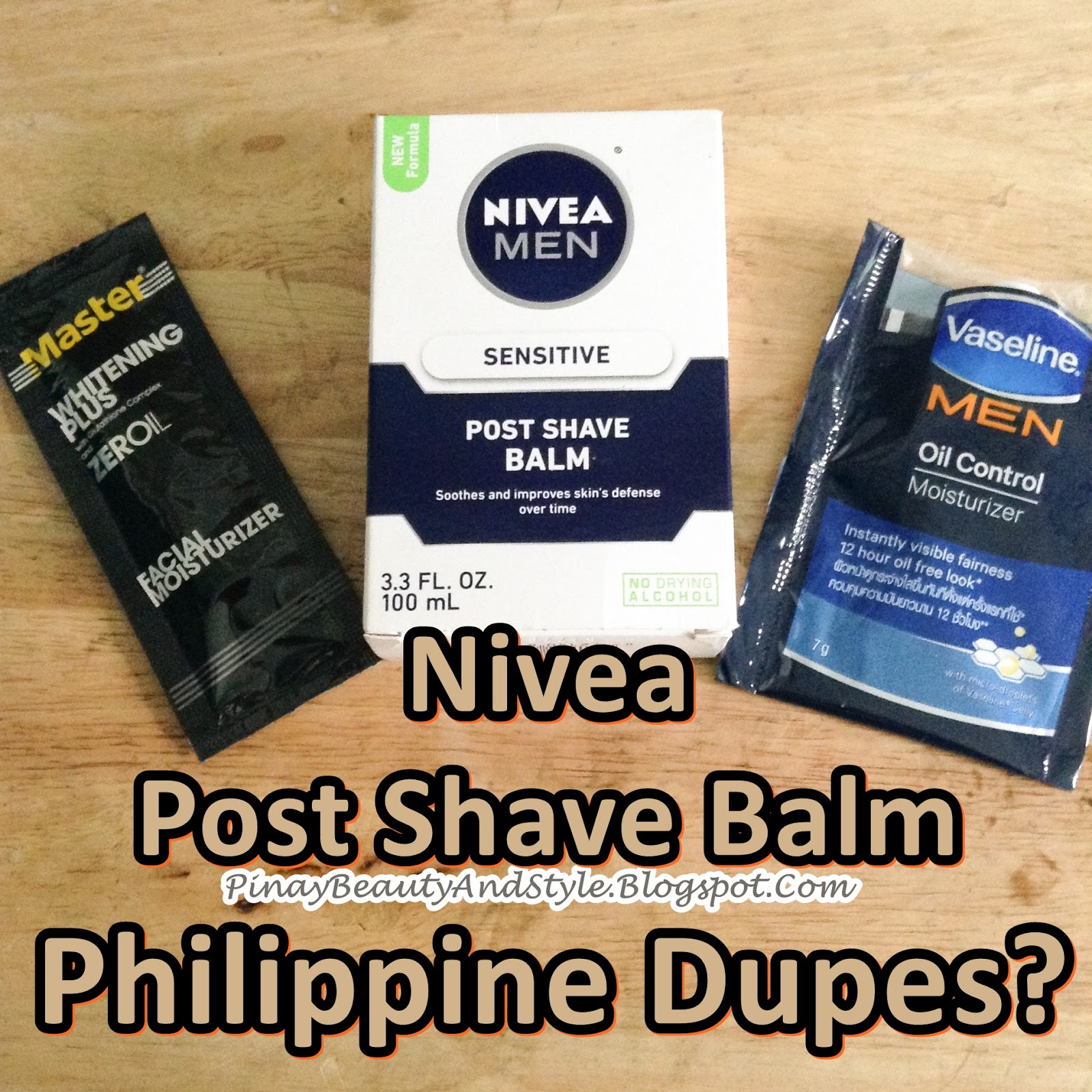 Dupes for Nivea Post Shave Balm Philippines edition? Testing Master Zero Oil Facial Moisturizer