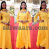 Angana Roy Yellow Salwar