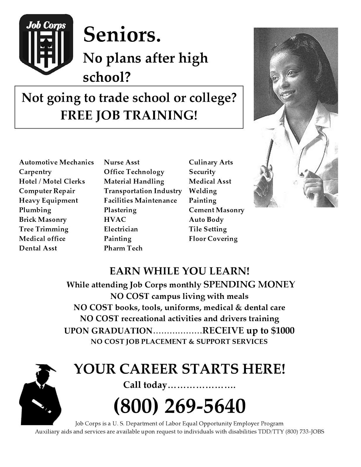 Fresh Start Outreach Ministry Job Corps Free Job Training