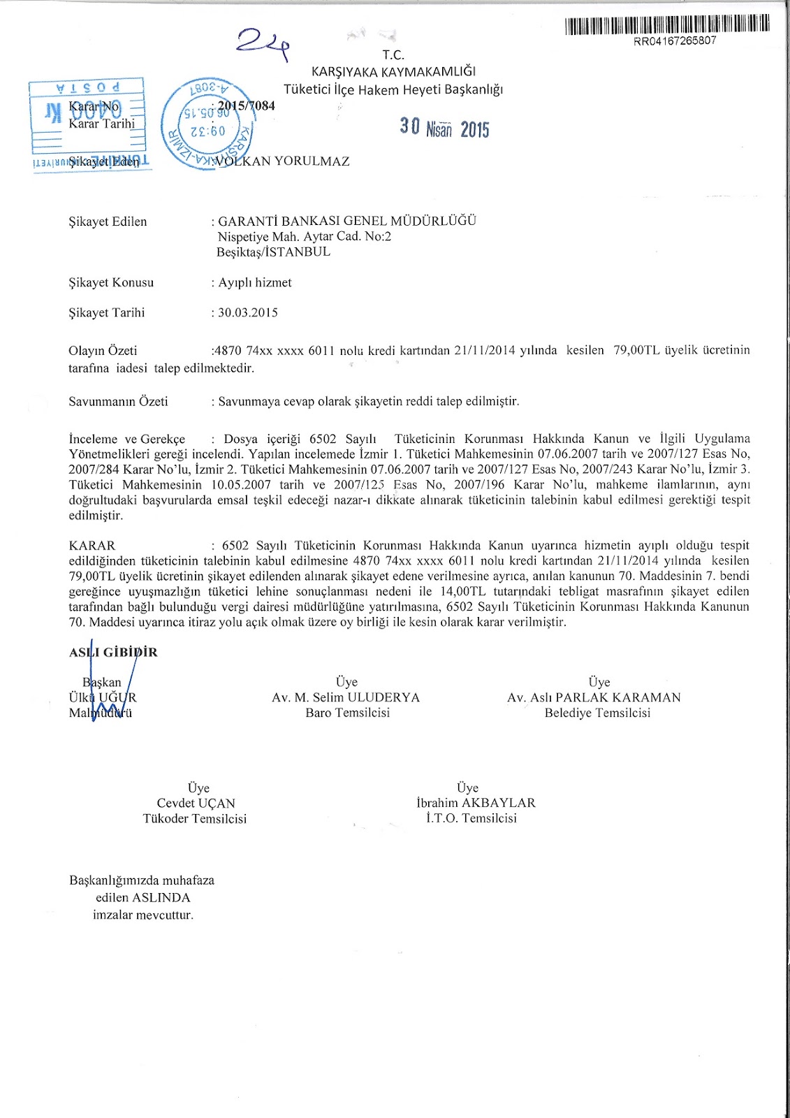 Garanti kartı: müşteriler için değer Garanti kartı: müşteriler için değer
