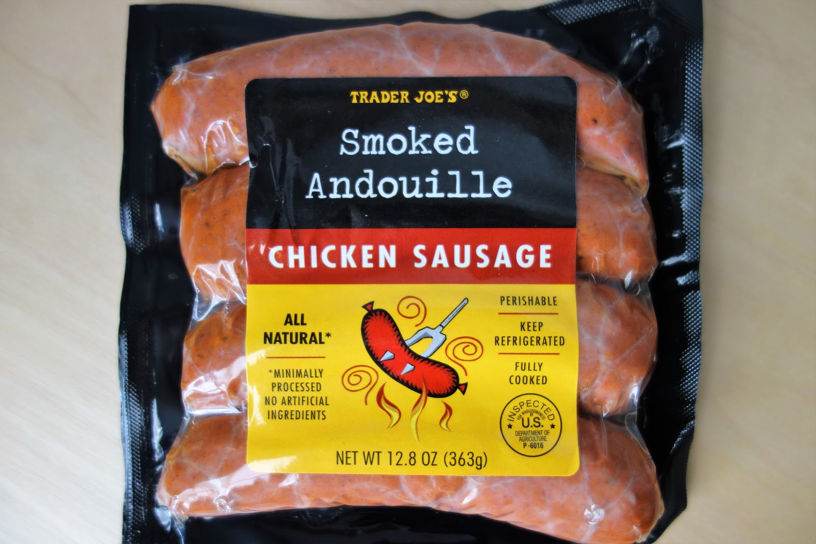 Trader Joe's Smoked Andouille Chicken Sausage