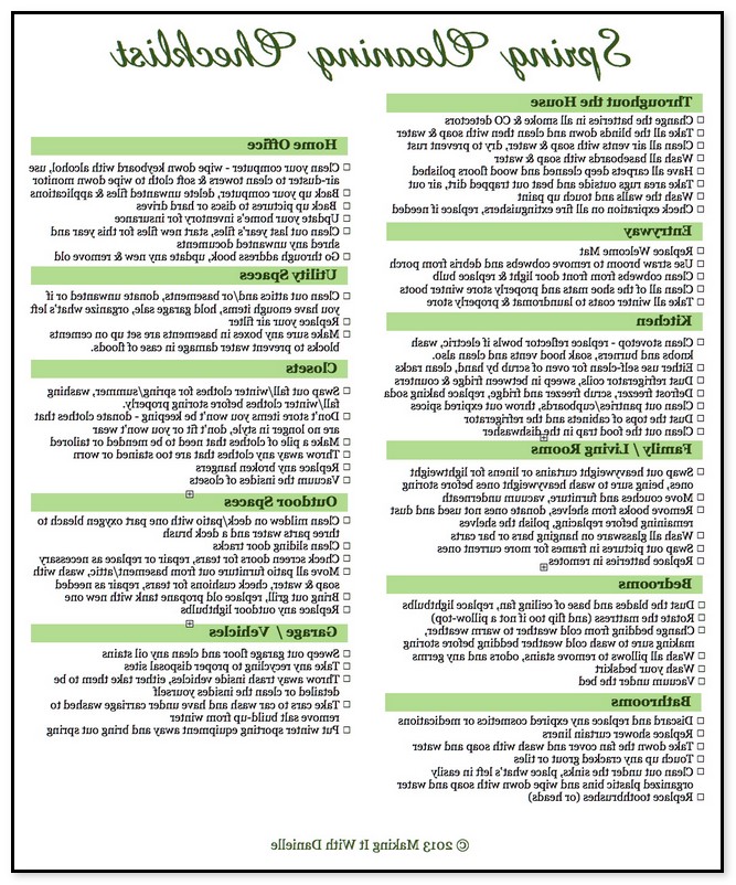 air conditioning maintenance checklist pdf
