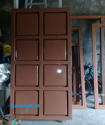 Daftar Harga Pintu Panel Besi pintu besi rumah murah