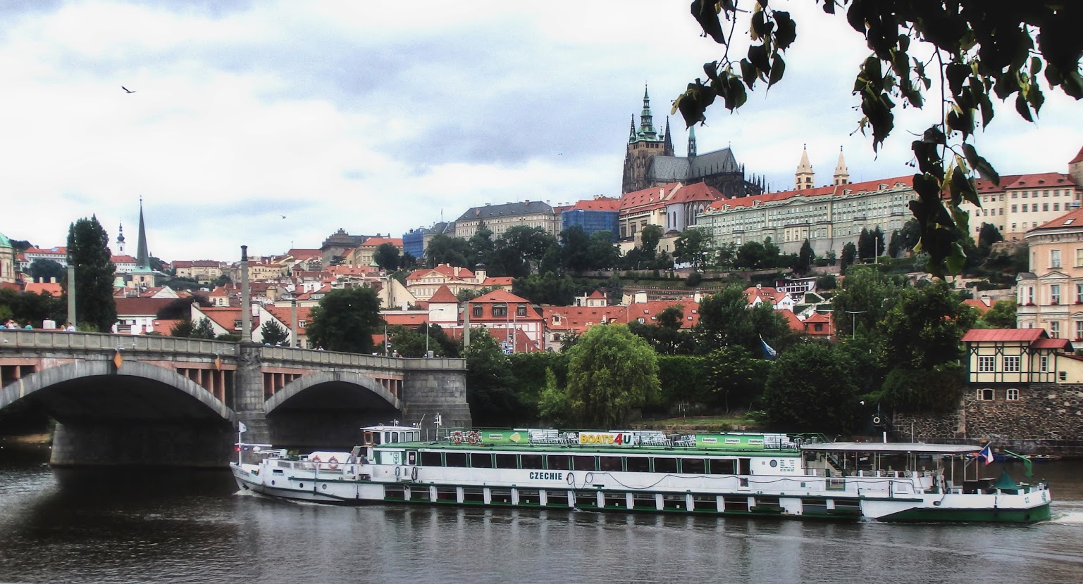 Praha panorama hradu