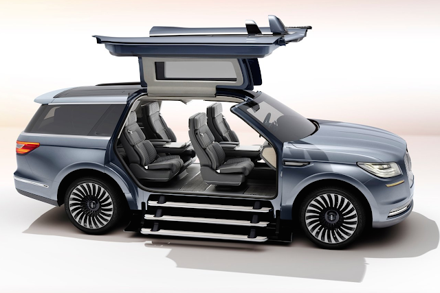 Navigator concept 2016 Lincoln Navigator New York auto show concept gullwing doors