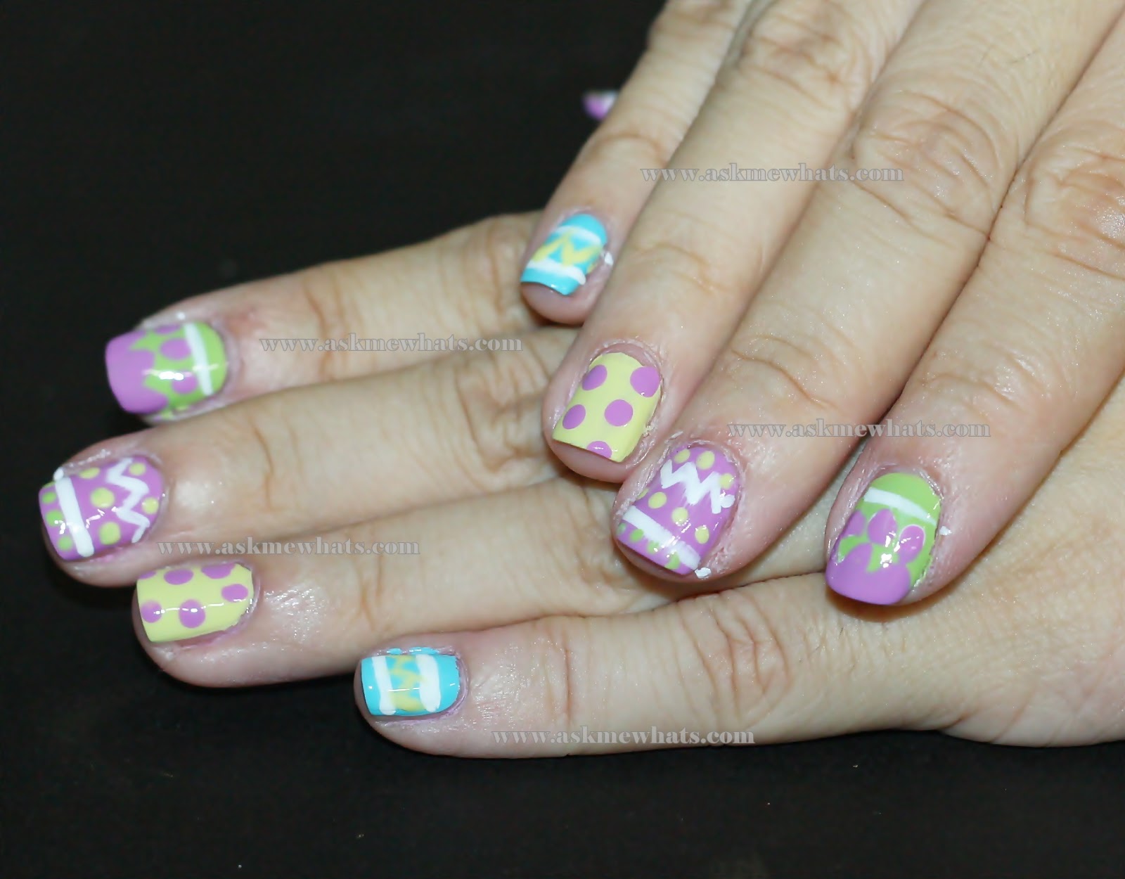 A photo of Easter Egg Nail Art Tutorial