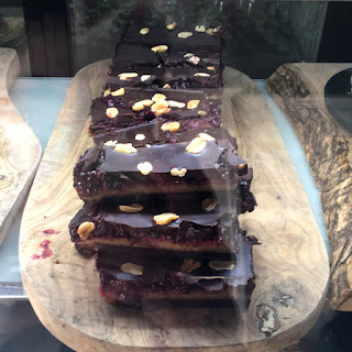 Vegan in Cork - Where to find vegan sweet treats Pink Moon Pink Moon peanut butter jelly vegan slices