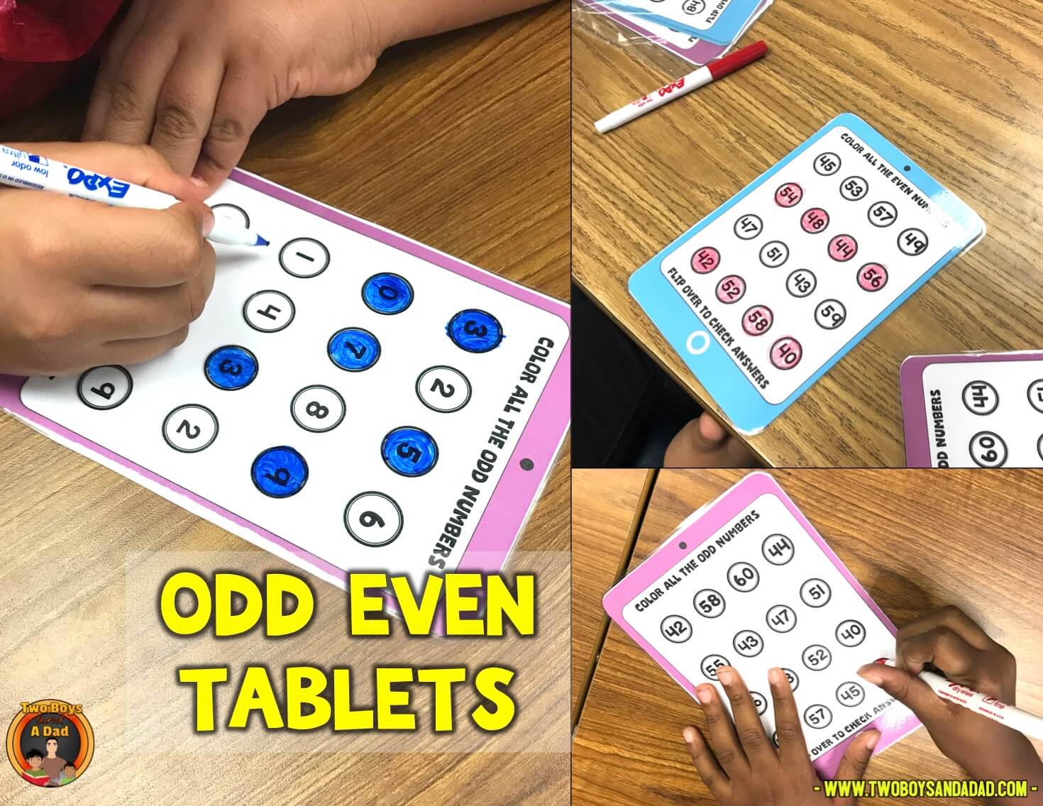 odd and even tablets