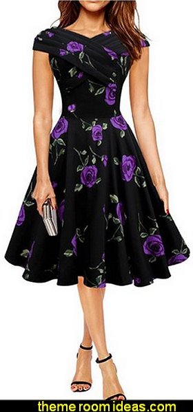 Black Butterfly Enya Vintage Infinity Pin-up Dress Fashion style clothing - cute designs - modern woman dress style - pretty fashion vintage style - fashion boutique - dresses - tops - jackets - jeans - pants - party dress - womens clothes - girls clothes - Scarf necklace - decorate yourself Black Butterfly Enya Vintage Infinity Pin-up Dress