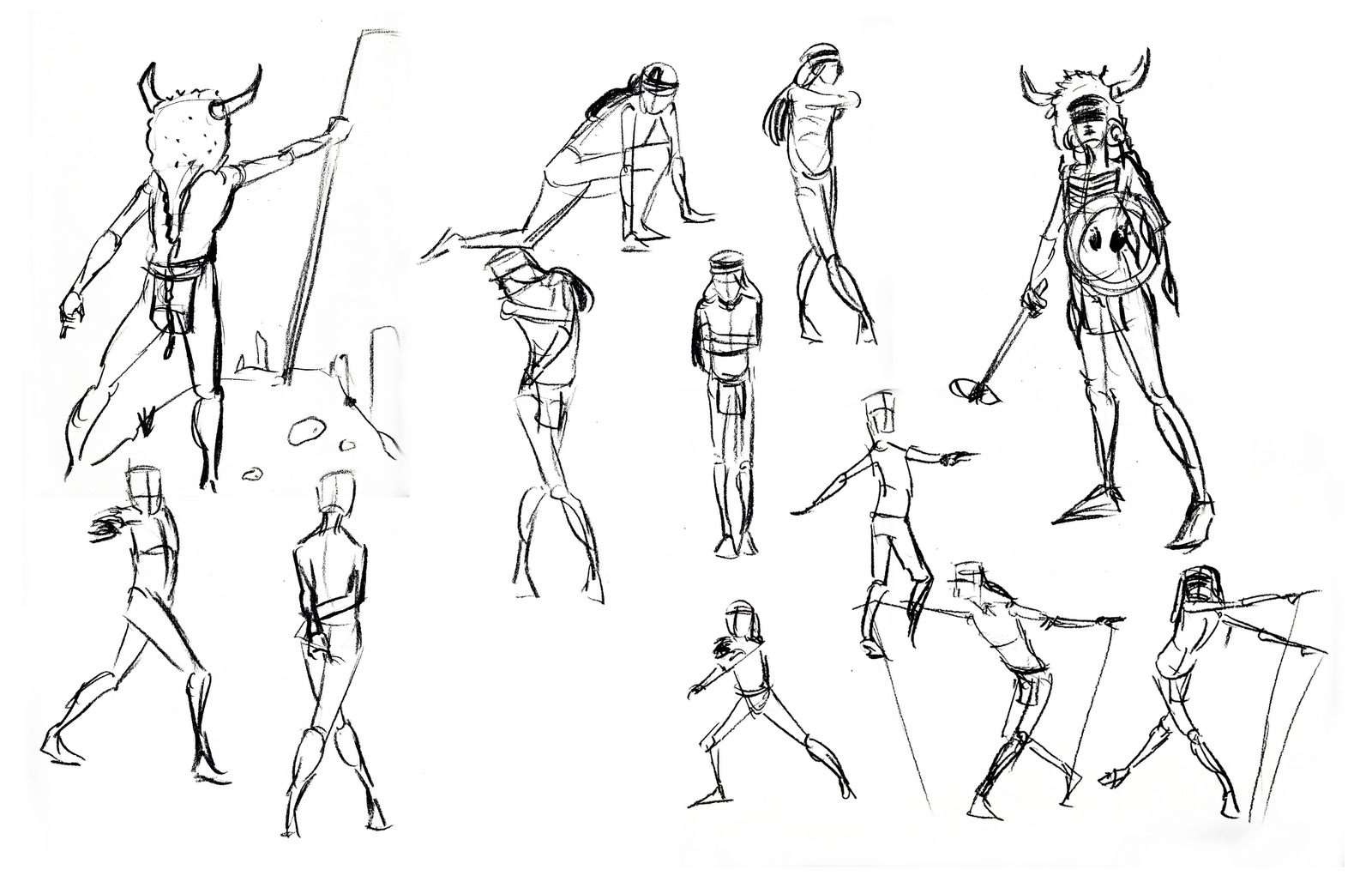 Unique Gesture Drawing Sketches for Adult