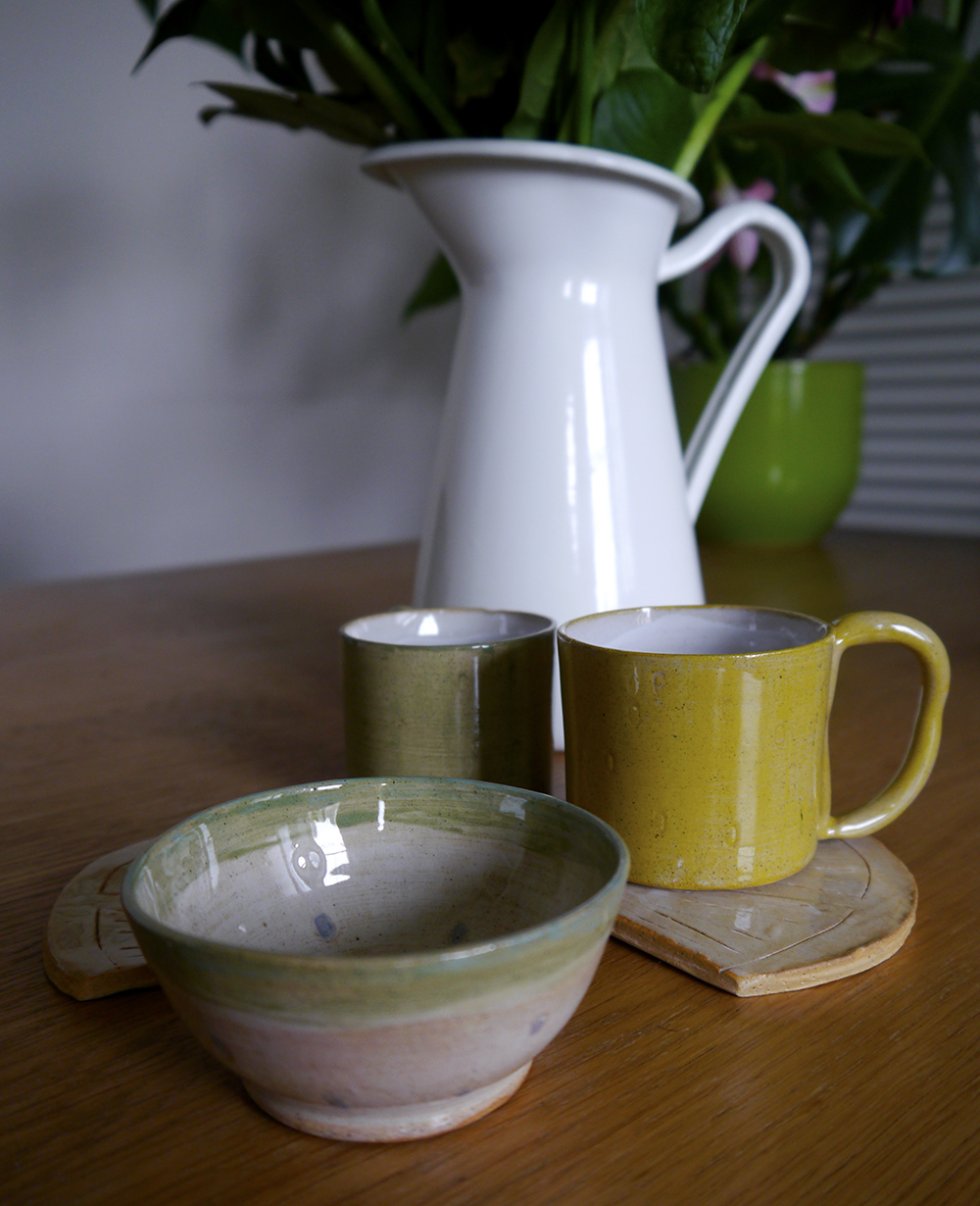 Designed by Kimberely Scottish bloggers, events, Scottish event, craft fair, Edinburgh, Edinburgh craft fair, makers market, craft and design, Morningside Edinburgh, Morningside Makers Market, Columcille Centre, Tea with Jud, ceramic workshop, espresso cups, designed by Kimberley, workshop results, fruity ceramic set