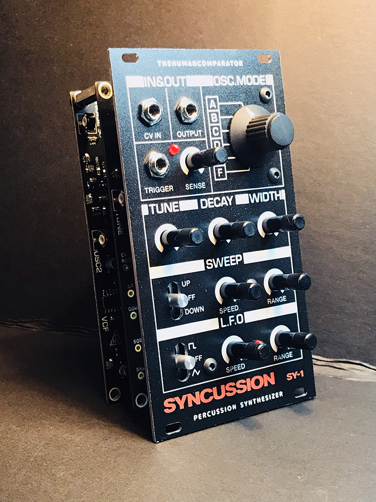 MATRIXSYNTH The Human Comparator Syncussion SY1 Eurorack Module in