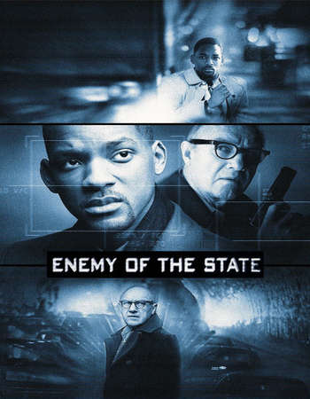 Poster Of Enemy of the State 1998 English 400MB BRRip 480p Watch Online Free Download Worldfree4u