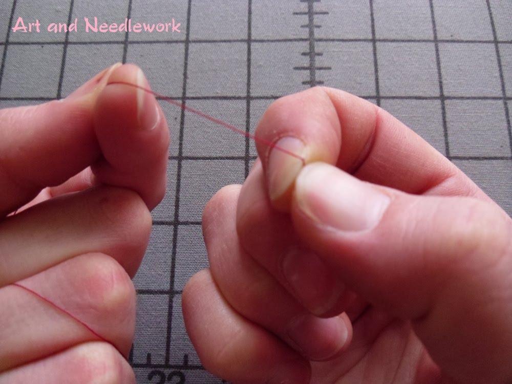Art and Needlework by Rebekah: 3/05/11: Tutorial -- Threading a Needle
