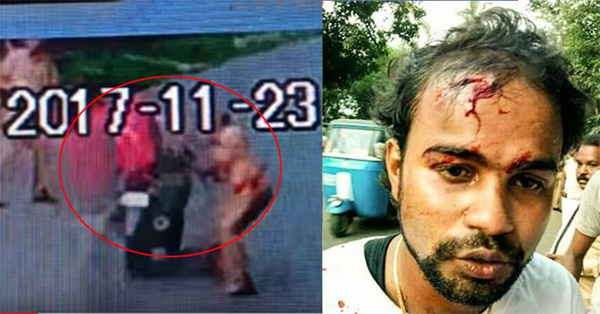 Cop Swings Lathi At Motorcyclist Riding Without A Helmet; Severely injures the pillion, Police, Attack, Injured, Natives, Passenger, Social Network, News, National