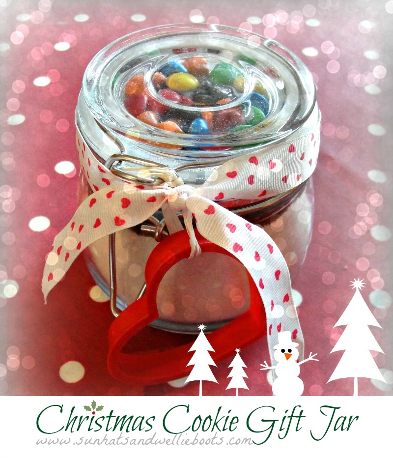 Christmas Cookie in a Jar Gift - Creative Ramblings