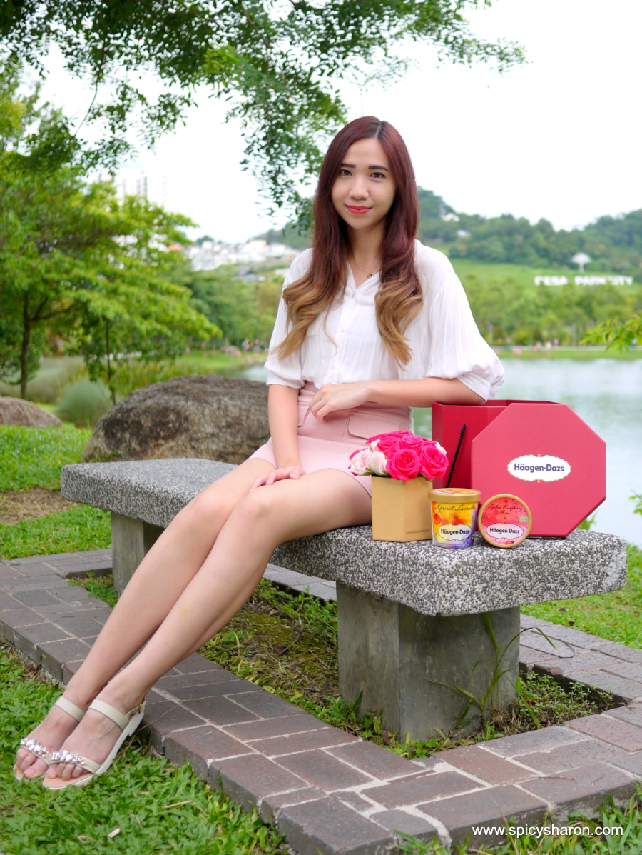 Limited Edition Haagen Dazs Little Gardens Collection Lychee Raspberry Rose Apricot Lavender