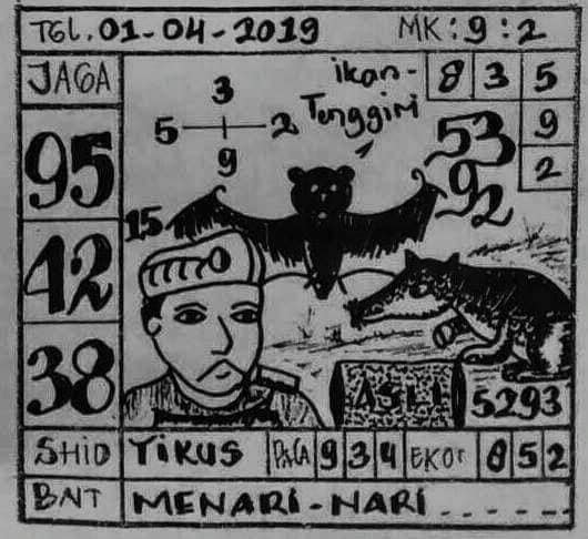 Forum Syair sgp Senin 1 April 2019 - ZONA CODE SYAIR SGP