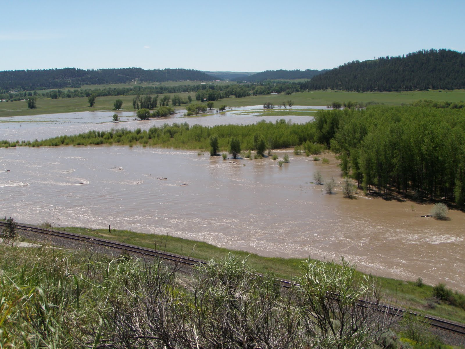 Lone Rider Pedals Big Timber, MT to Columbus, MT 42 miles