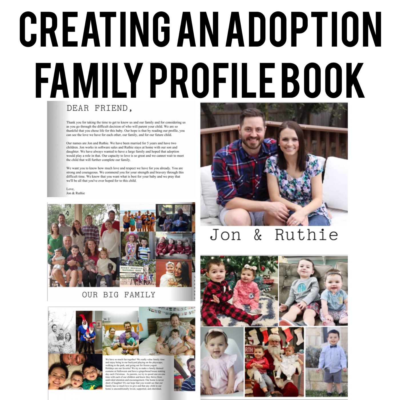 The Chronicles of Ruthie Hart Our Adoption Family Profile Book