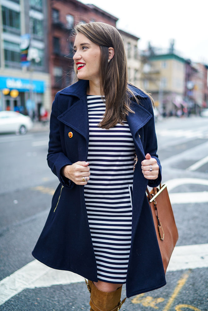 Navy Trench. - The Stripe