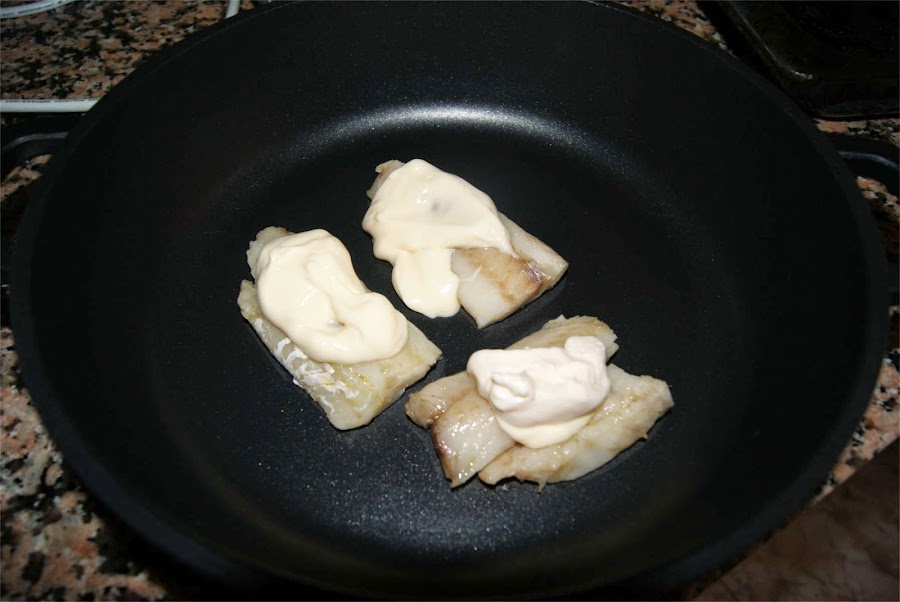 Pescado gratinado paso 2