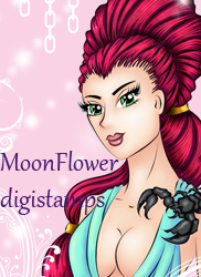 Moonflower Digital Stamps