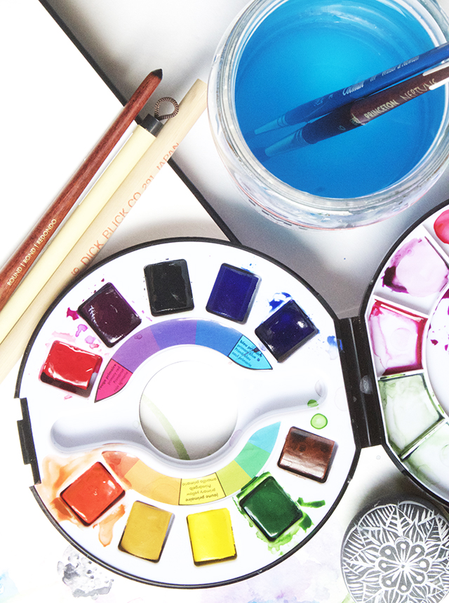 watercolor supplies 