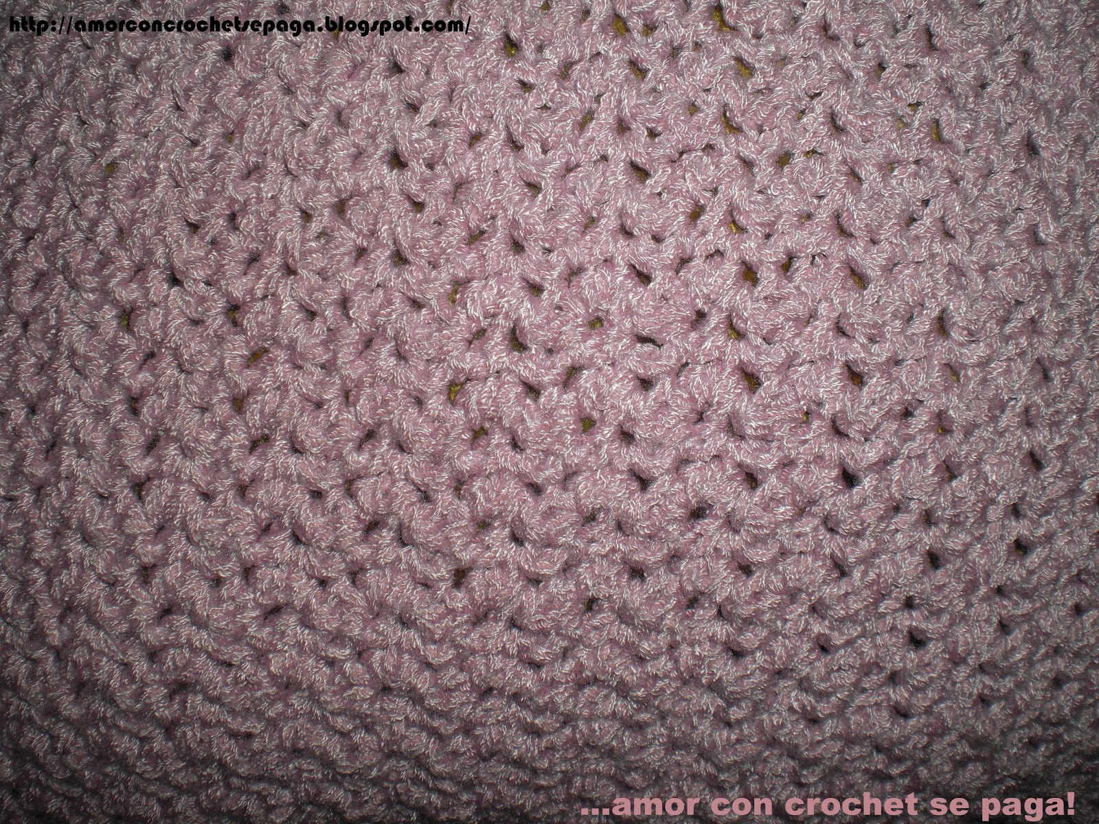Tutorial pie de cama/manta tejido con puntos puff y punto de arroz a  crochet
