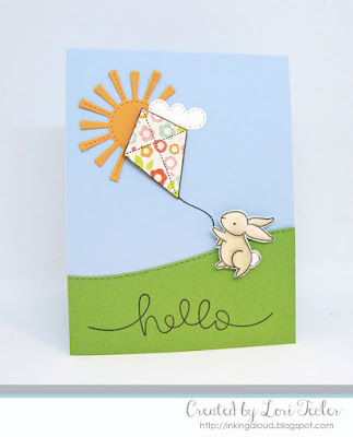 Spring Hello card-designed by Lori Tecler/Inking Aloud-stamps from Lawn Fawn Spring Hello card-designed by Lori Tecler/Inking Aloud-stamps from Lawn Fawn