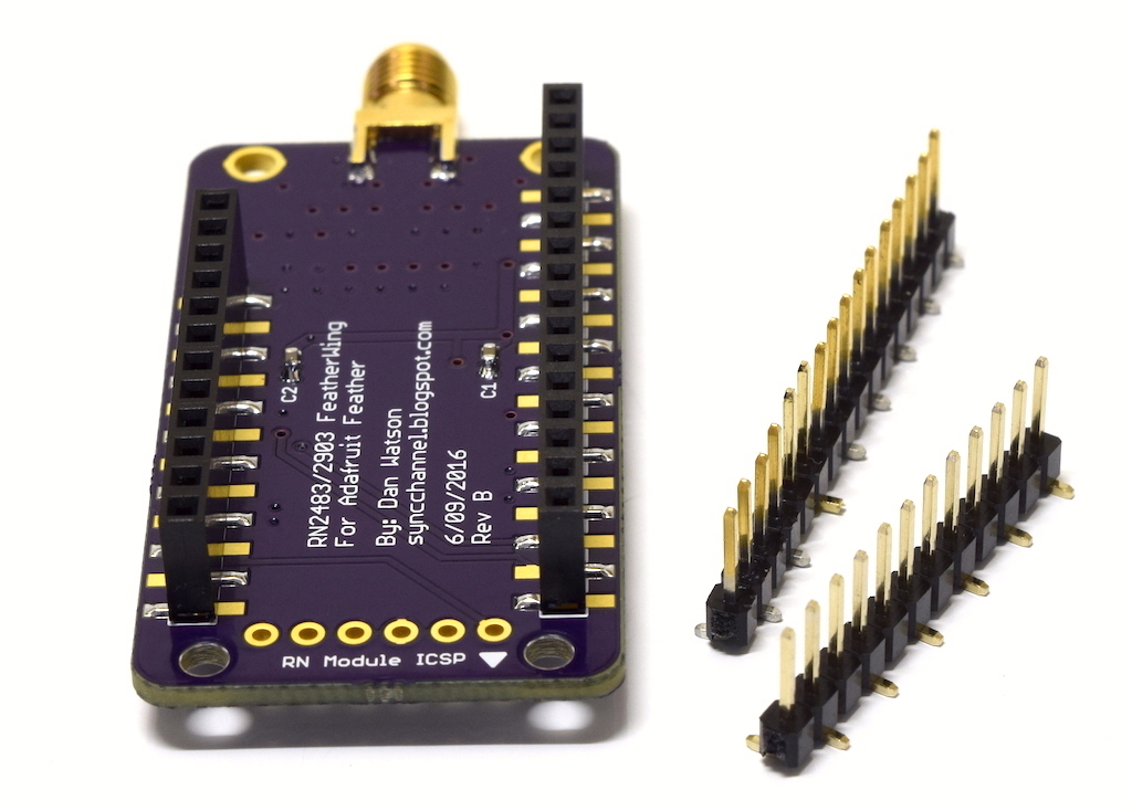 The Sync Channel Blog LoRaWAN FeatherWing for Adafruit Feather