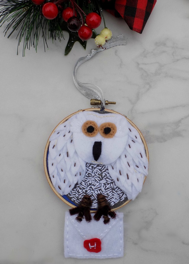 Harry Potter Crocheted Snowy Owl Christmas Ornaments - Swish and