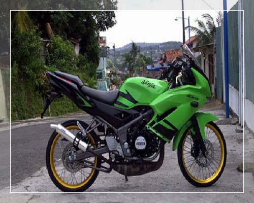 Foto modifikasi ninja rr terbaru super kips mono drag new jari jari