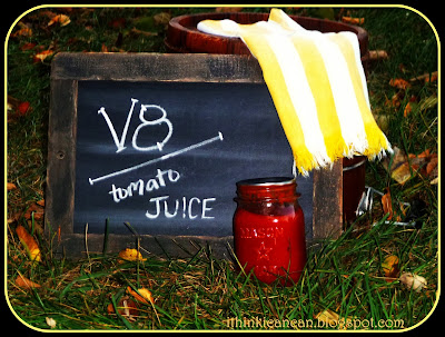 {I Think I Can} Canned V8-Tomato Juice