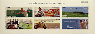 EXPOSICIÓN MUNDIAL DE FILATELIA, VALENCIA 2004, DEPORTES