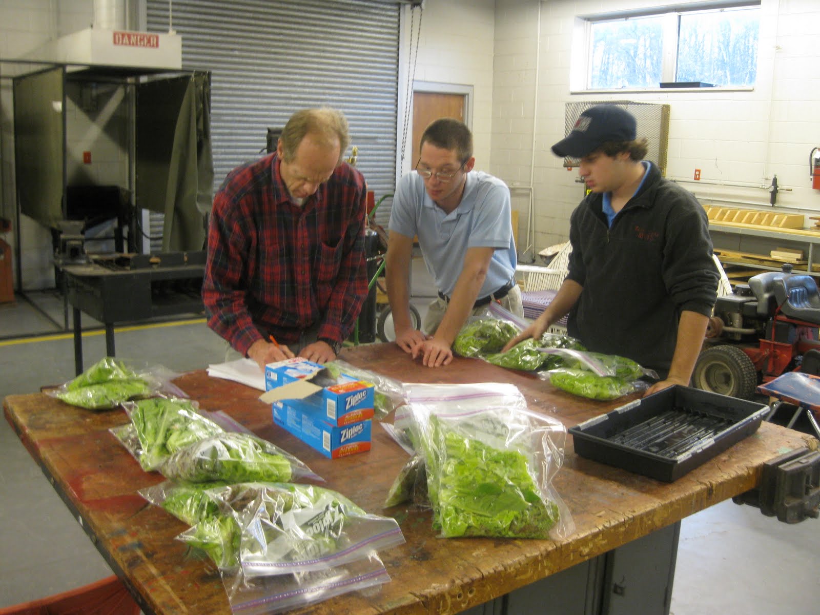 Warren Career Tech News! Hydroponics Lettuce Project is Complete