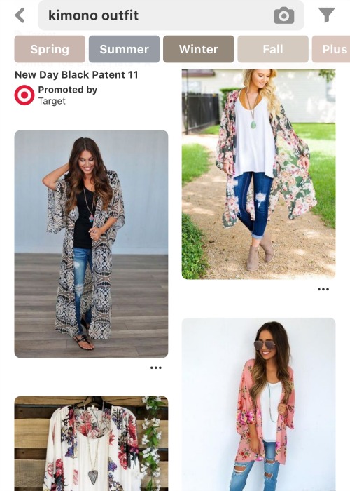 How to style clothes for moms with Pinterest - Outfits for moms - how to style a floral kimono