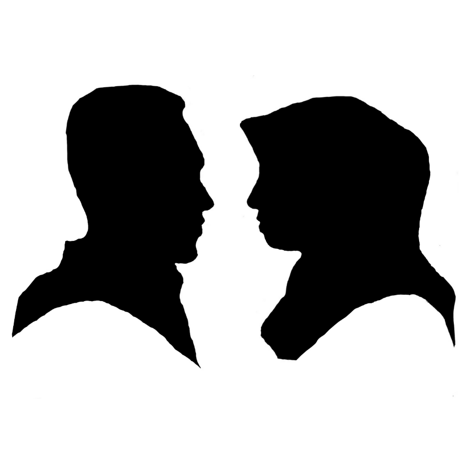 Cara Membuat Siluet untuk Undangan (Hitam Putih) dengan