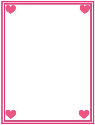 bordes de pagina de corazones bordes de pagina de corazones, bordes para una declaracion de amor, marcos decorativos de corazones, corazones para decorar una carta