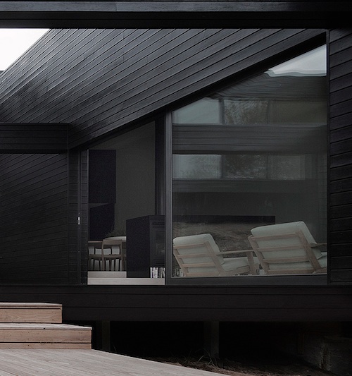 Casa elegante con fachada negra | Todo Sobre Fachadas
