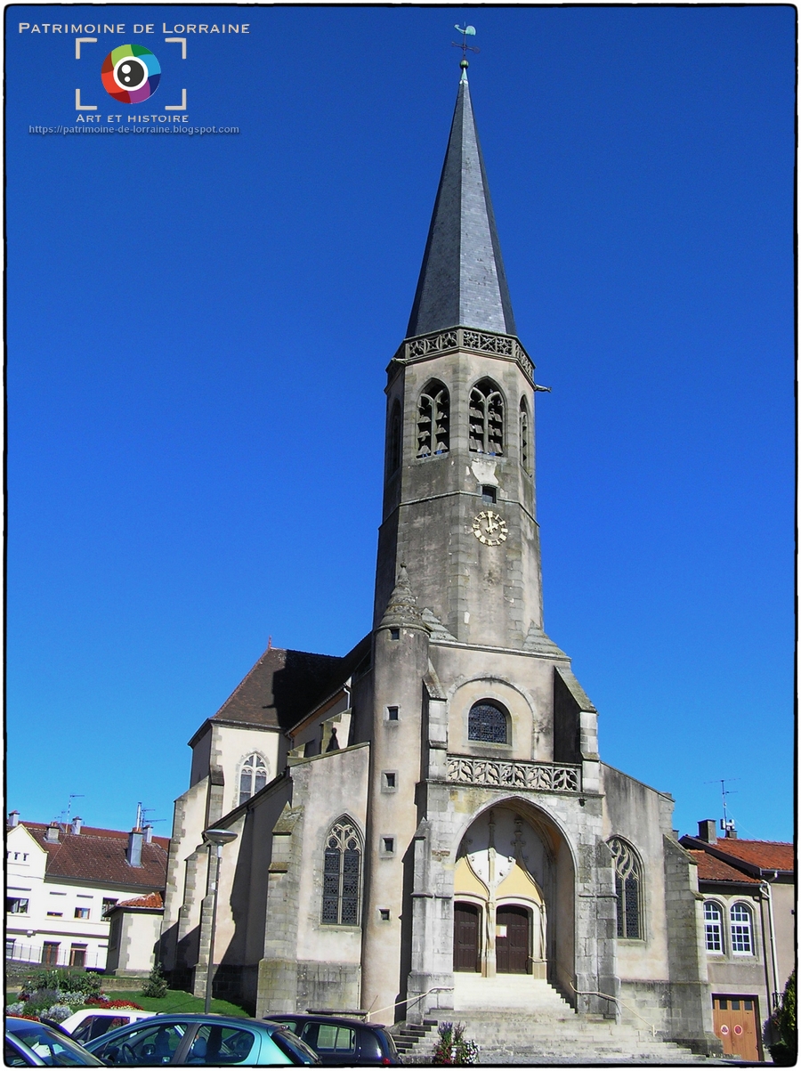 PATRIMOINE DE LORRAINE CHATELSURMOSELLE (88) Eglise SaintLaurent