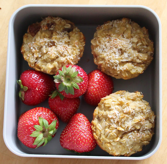 bananowe muffiny owsiane