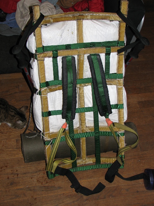 Meanwhile, in Wisconsin Poor person's homemade Tyvek & Kevlar backpack